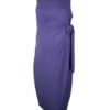 Lilac Sash Tie Draped Dress by 9months for Female