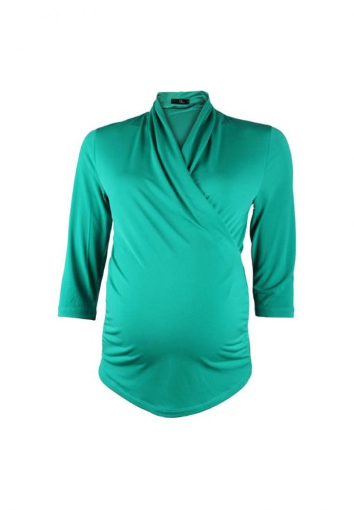 Jade Crossover Neck Top by 9months for Female