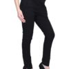 Black Full Panel Skinny Pants by 9months for Female