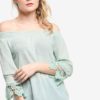 Lace Sleeve Detailed Top by BoyFromBlighty for Female