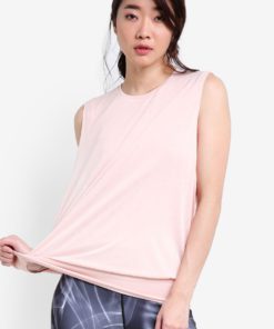 Open Side Double Layered Tank Top by Calvin Klein for Female