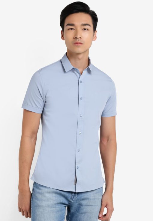 Wings Short Sleeve Shirt by Calvin Klein for Male