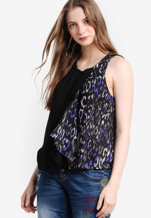 Lina Sleeveless Blouse by Desigual for Female