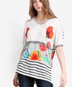 Maria Luisa Short Sleeve Shirt by Desigual for Female