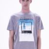 Fashion Graphic Tee- GREY by Drum for Male