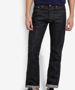 Selvedge Denim Modern Straight Jeans by Electro Denim Lab for Male