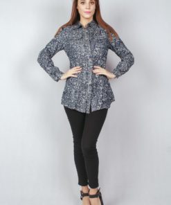 Es Floral Printed Shirt by ESPRIMA for Female
