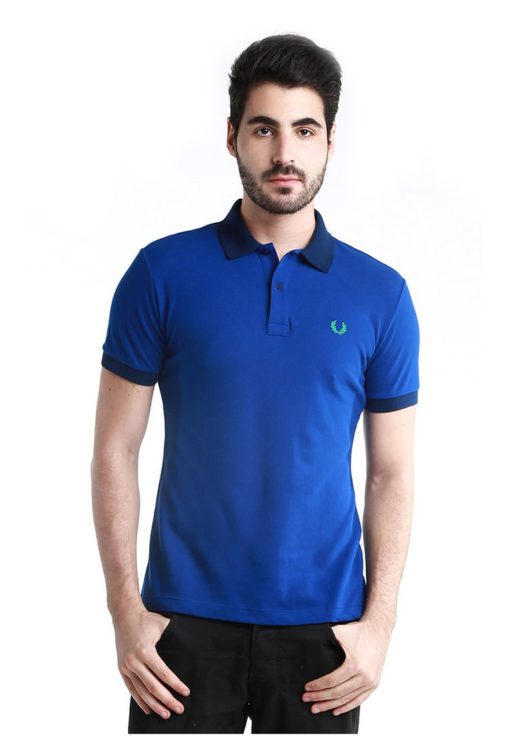 Men's Special Undercollar Slim Fit Polo Shirt by Fred Perry Green Label for Male