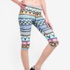 Active Capris In Aztec Print by Funfit for Female