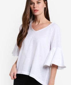 Bell Sleeve Top by Geb. for Female