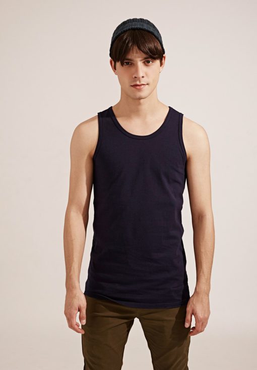 Anti Mosquito。320g Cotton Tank Top- 03750-Blue by Life8 for Male