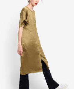 Flowy Shirt Dress by Mango for Female