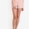Petite Lace Hem Shorts by Miss Selfridge for Female