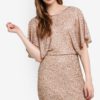 Premium Gold Angel Sleeve Dress by Miss Selfridge for Female