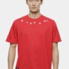 Oversize T-Shirt In Red with Star Print by Private Stitch for Male