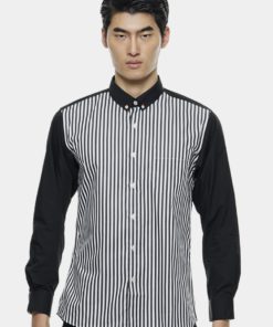 Classic Smart Shirts in Black by Private Stitch for Male