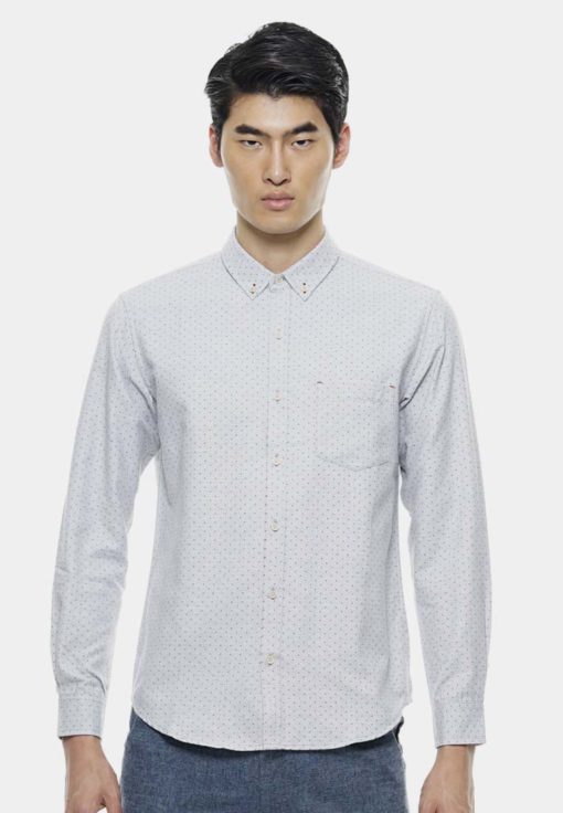 Smart Shirts In Multi Polka Dot by Private Stitch for Male