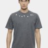 Oversize T-Shirt In Grey with Star Print by Private Stitch for Male