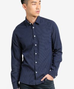 Hanif Mini Gingham Dotted Shirt by !Solid for Male