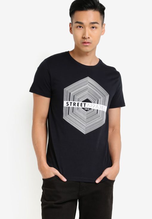Harris Graphic T-Shirt by !Solid for Male