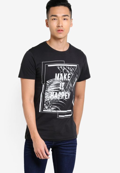 Haroun Graphic T-Shirt by !Solid for Male