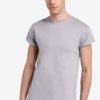 Ash Grey Muscle Fit Roller T-Shirt by Topman for Male