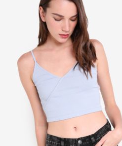 Wrap Crop Top by TOPSHOP for Female