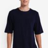 Shoulder Seam Zip Tee by ZALORA for Male